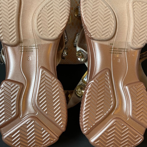 CAPE ROBBIN platform gold Rhinestone - Picture 3 of 5